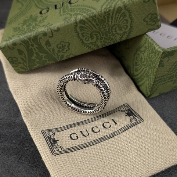 Gucci Snake Ring, US 10 Unisex Men's Women's - Picture 3 of 6